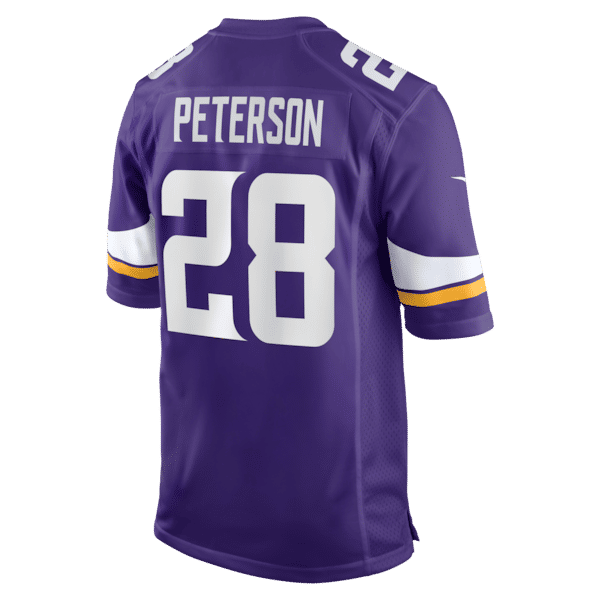 Nike Adrian Peterson Minnesota Vikings Game Jersey Purple