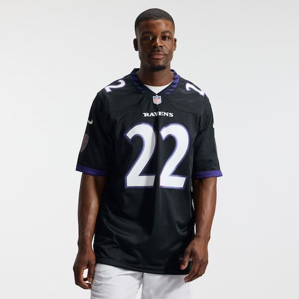 Nike Derrick Henry Baltimore Ravens Alternate Game Jersey Black