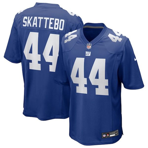 Nike Cam Skattebo New York Giants Game Jersey Royal