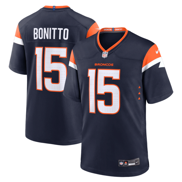 Nike Nik Bonitto Denver Broncos Alternate Game Jersey Navy