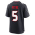 Nike Jalen Pitre Houston Texans Game Jersey Navy