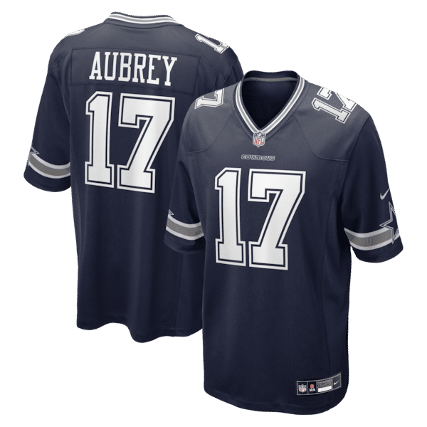 Nike Brandon Aubrey Dallas Cowboys Team Game Jersey Navy
