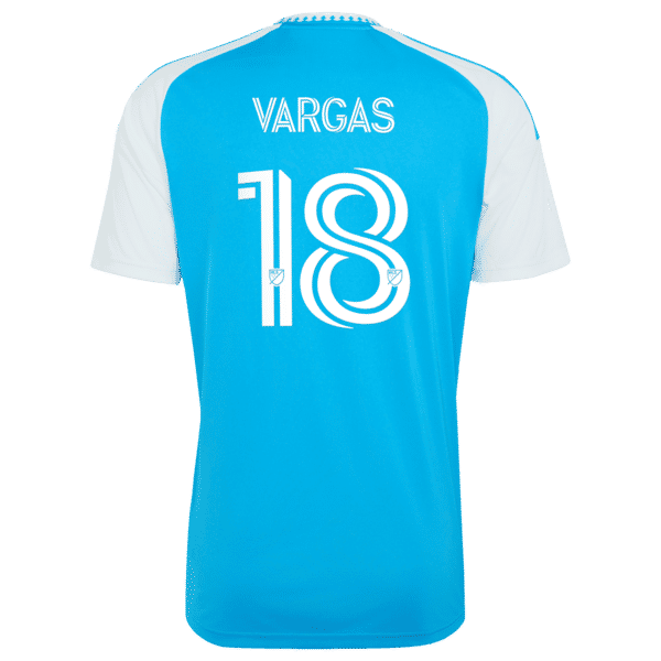 Adidas Kerwin Vargas Charlotte FC 2026 Carolina Kit Crowns Up Replica Jersey Blue