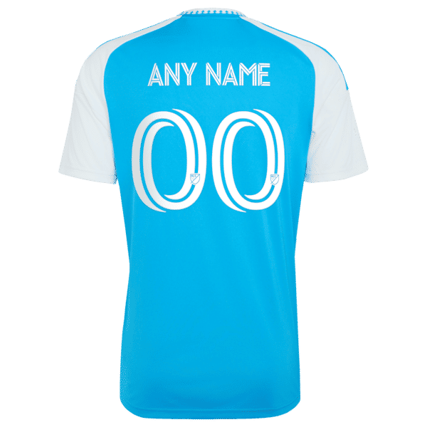 Adidas Charlotte FC 2026 Carolina Kit Crowns Up Replica Custom Jersey Blue