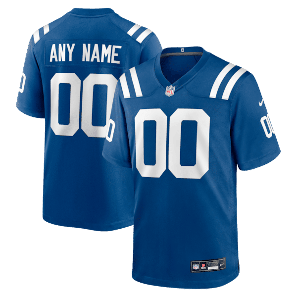 Nike Indianapolis Colts Custom Game Jersey Royal