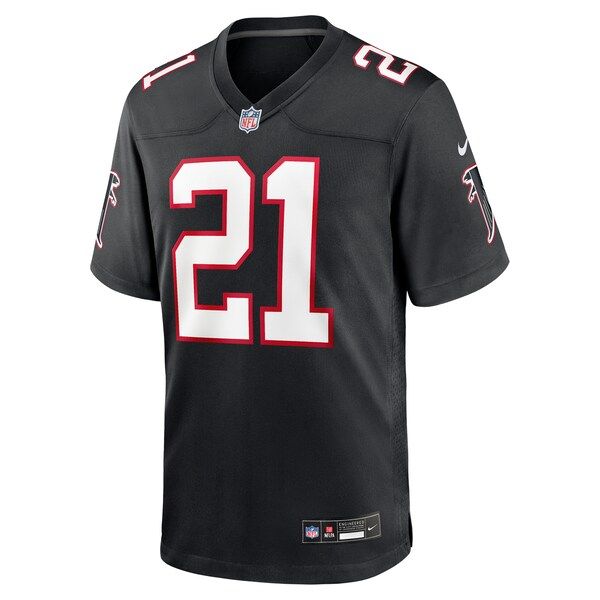 Nike Deion Sanders Atlanta Falcons Alternate Game Jersey Black