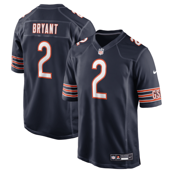 Nike Coby Bryant Chicago Bears Team Game Jersey Navy