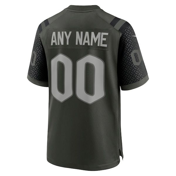 Nike New York Jets 2025 Rivalries Custom Game Jersey Gotham Green