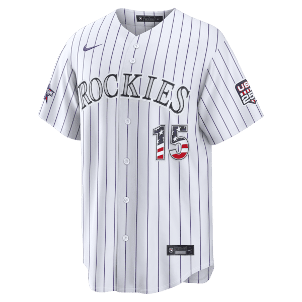Nike Hunter Goodman Colorado Rockies 2026 All-Star Game Stars & Stripes Stadium Jersey White
