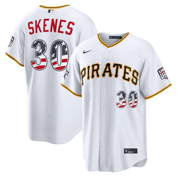 Nike Paul Skenes Pittsburgh Pirates 2026 All-Star Game Stars & Stripes Stadium Jersey White