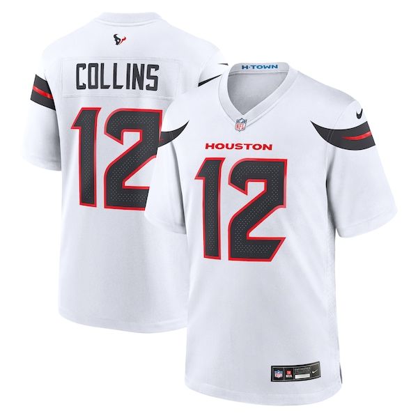 Nike Nico Collins Houston Texans Game Jersey White