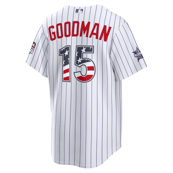 Nike Hunter Goodman Colorado Rockies 2026 All-Star Game Stars & Stripes Stadium Jersey White