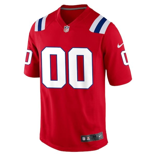 Nike New England Patriots Alternate Custom Jersey Red
