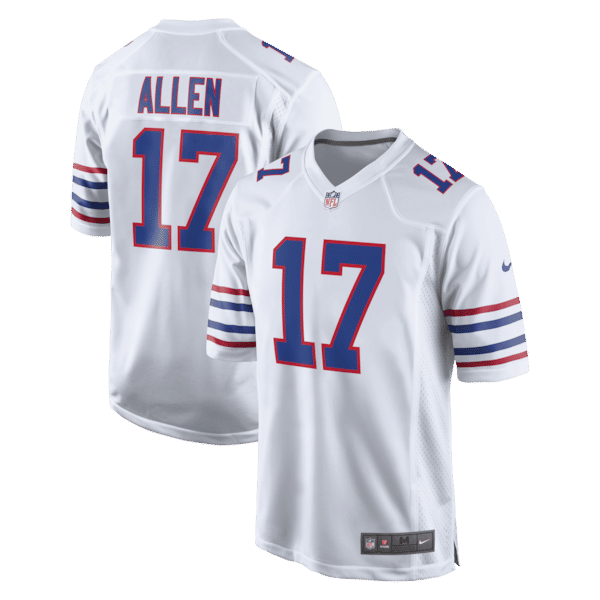 Nike Josh Allen Buffalo Bills Alternate Game Jersey White