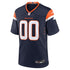 Nike Denver Broncos Alternate Mile High Collection Custom Game Jersey Navy