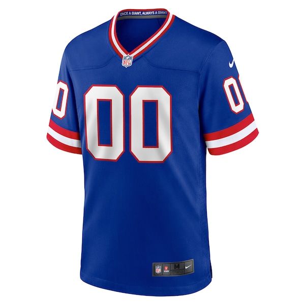 Nike New York Giants Classic Custom Game Jersey Royal