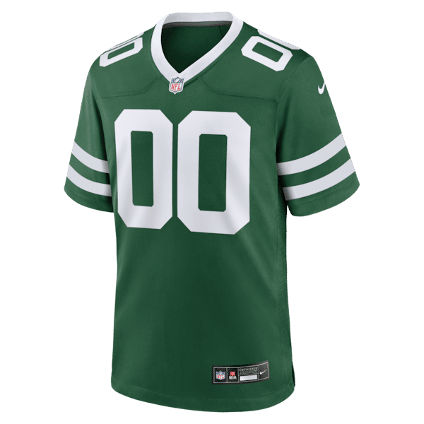 Nike New York Jets Custom Game Jersey Legacy Green