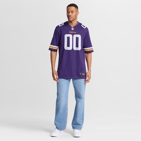 Nike Minnesota Vikings Custom Game Jersey Purple