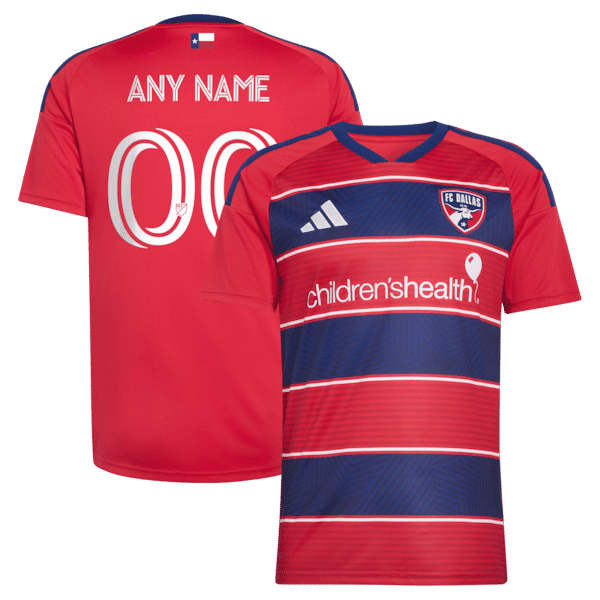 Adidas FC Dallas 2026 DNA Kit Replica Custom Jersey Red