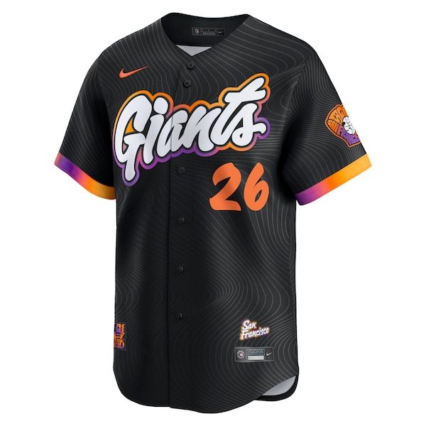 Nike Matt Chapman San Francisco Giants 2025 City Connect Limited Jersey Anthracite