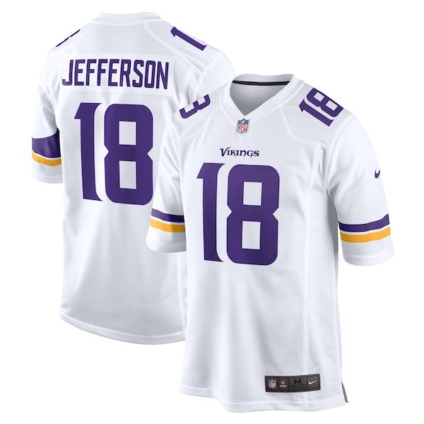 Nike Justin Jefferson Minnesota Vikings Game Jersey White