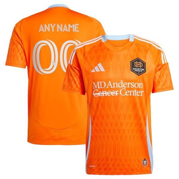 Adidas Houston Dynamo FC 2025 Season 20 Replica Custom Jersey Orange