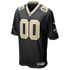 Nike New Orleans Saints Custom Game Jersey Black