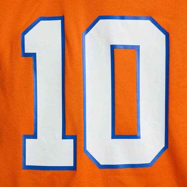 Nike Bo Nix Denver Broncos Mile High Collection 1977 Throwback Game Jersey Orange