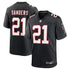 Nike Deion Sanders Atlanta Falcons Alternate Game Jersey Black