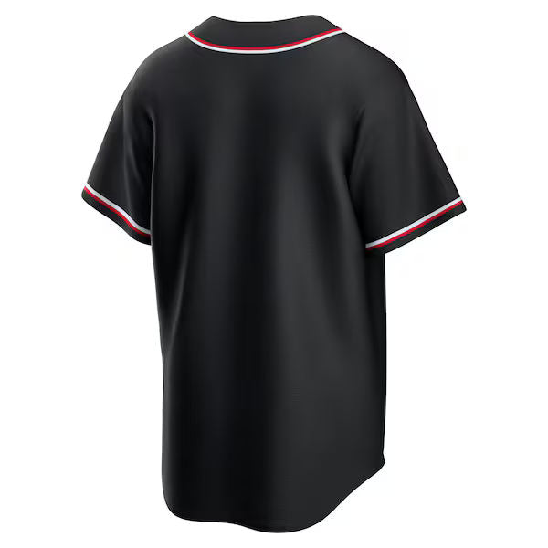 Nike Minnesota Twins Fashion Replica Black Out Jersey