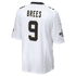Nike Drew Brees New Orleans Saints Game Jersey White