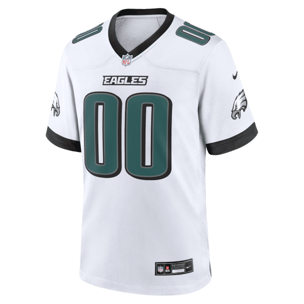 Nike Philadelphia Eagles Custom Game Jersey White