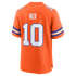 Nike Bo Nix Denver Broncos Mile High Collection 1977 Throwback Game Jersey Orange