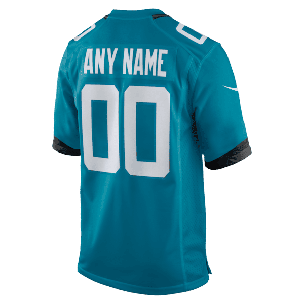 Nike Jacksonville Jaguars Custom Game Jersey Teal