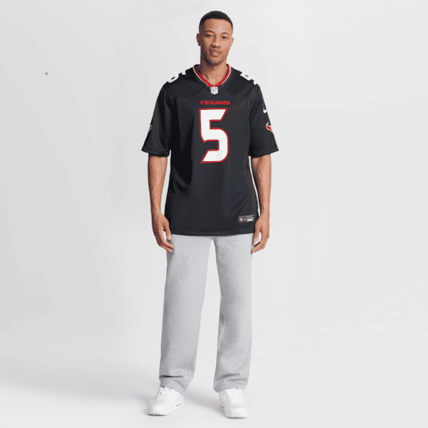 Nike Jalen Pitre Houston Texans Game Jersey Navy