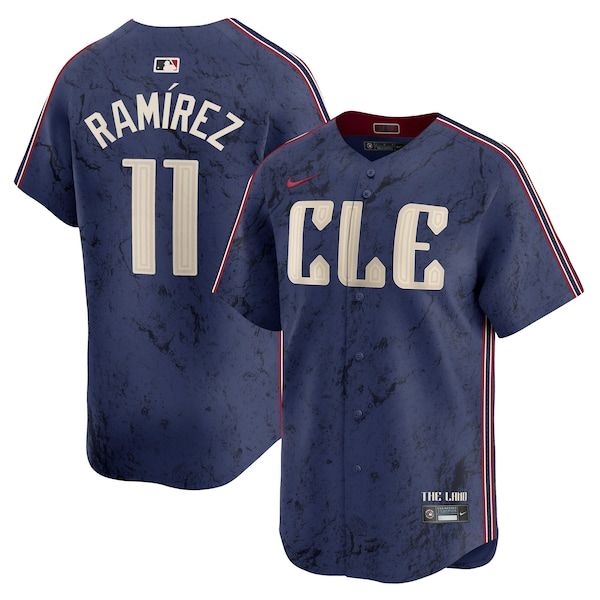 Nike José Ramírez Cleveland Guardians City Connect Limited Jersey Navy