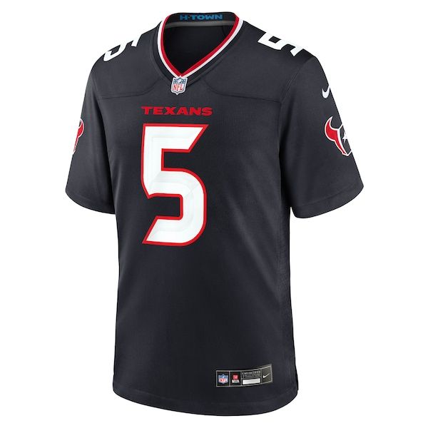 Nike Jalen Pitre Houston Texans Game Jersey Navy