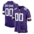 Nike Minnesota Vikings Custom Game Jersey Purple