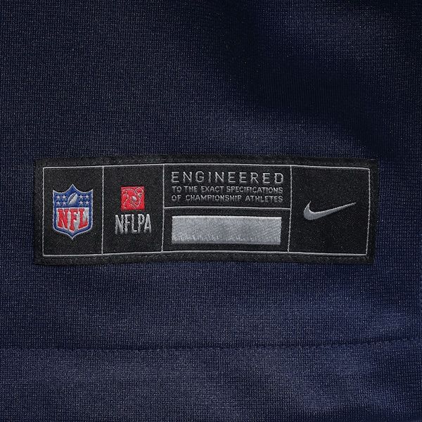 Nike New England Patriots Custom Game Jersey Navy