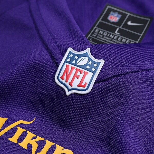 Nike Minnesota Vikings Custom Game Jersey Purple