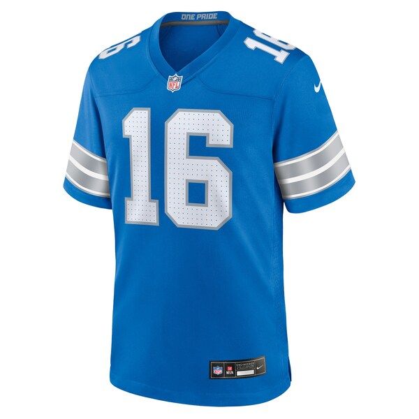 Nike Jared Goff Detroit Lions Game Jersey Blue