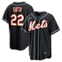 Nike Juan Soto New York Mets Alternate Replica Jersey Black