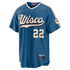 Nike Christian Yelich Milwaukee Brewers 2026 City Connect Stadium Jersey Mineral Blue