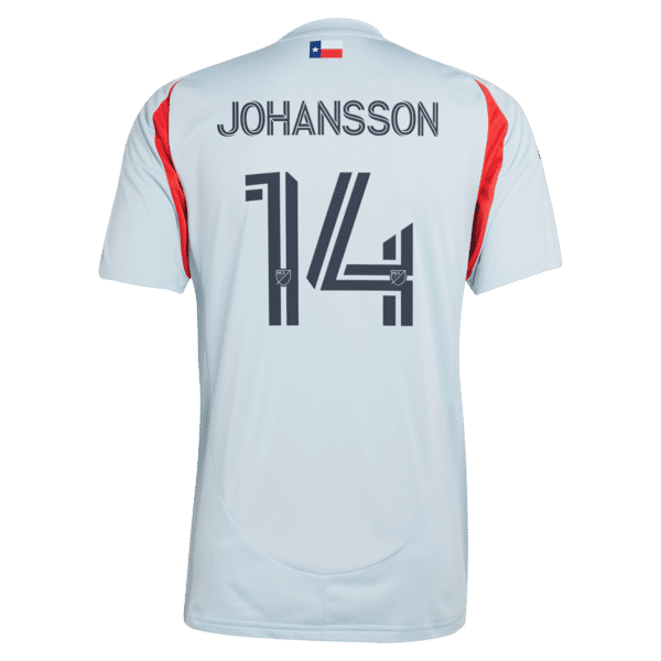 Adidas Herman Johansson FC Dallas 2025 The Inferno Kit Replica Jersey Light Blue