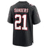 Nike Deion Sanders Atlanta Falcons Alternate Game Jersey Black