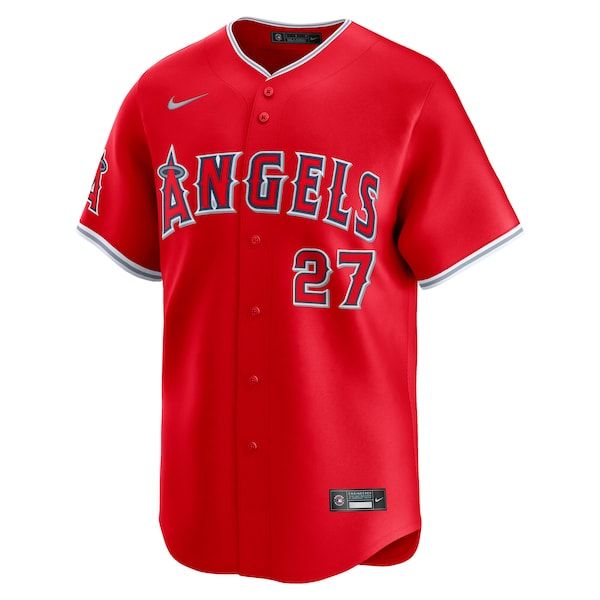 Nike Mike Trout Los Angeles Angels Alternate Limited Player Jersey Red