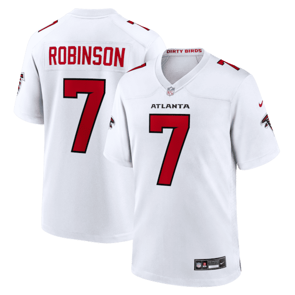 Nike Bijan Robinson Atlanta Falcons Game Jersey White