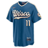 Nike Jackson Chourio Milwaukee Brewers 2026 City Connect Stadium Jersey Mineral Blue