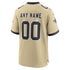 Nike New Orleans Saints Gameday Golds Custom Game Jersey Gold