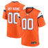 Nike Denver Broncos Custom Game Jersey Orange
